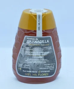 Miel de mil flores natural artesanal en tarro 250 g