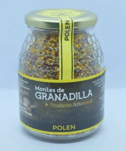 Polen de abeja natural artesanal en tarro de cristal 500 g