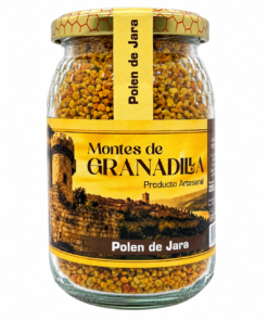 Polen de jara 250 g en tarro de cristal – Miel Montes de Granadilla